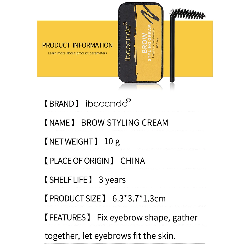 

Eyebrow Styling Gel Natural Eyebrow Color Makeup Moisturizing Cosmetics 3D Waterproof Makeup Soap Eyebrow Cream Lasting