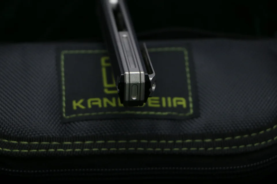 Kanedeiia, маленький складной нож с флиппером Qwaiken, титановая ручка, лезвие M390, для кемпинга, на открытом воздухе, для выживания, карманные ножи для фруктов, EDC инструменты