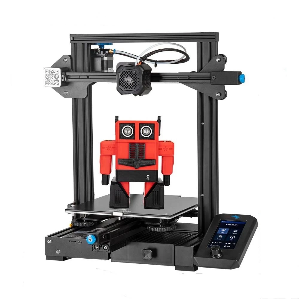 CREALITY 3D Ender-3 V2 Mainboard With Silent TMC2208 Stepper Drivers New UI&4.3 Inch Color Lcd Carborundum Glass Bed 3D Printer