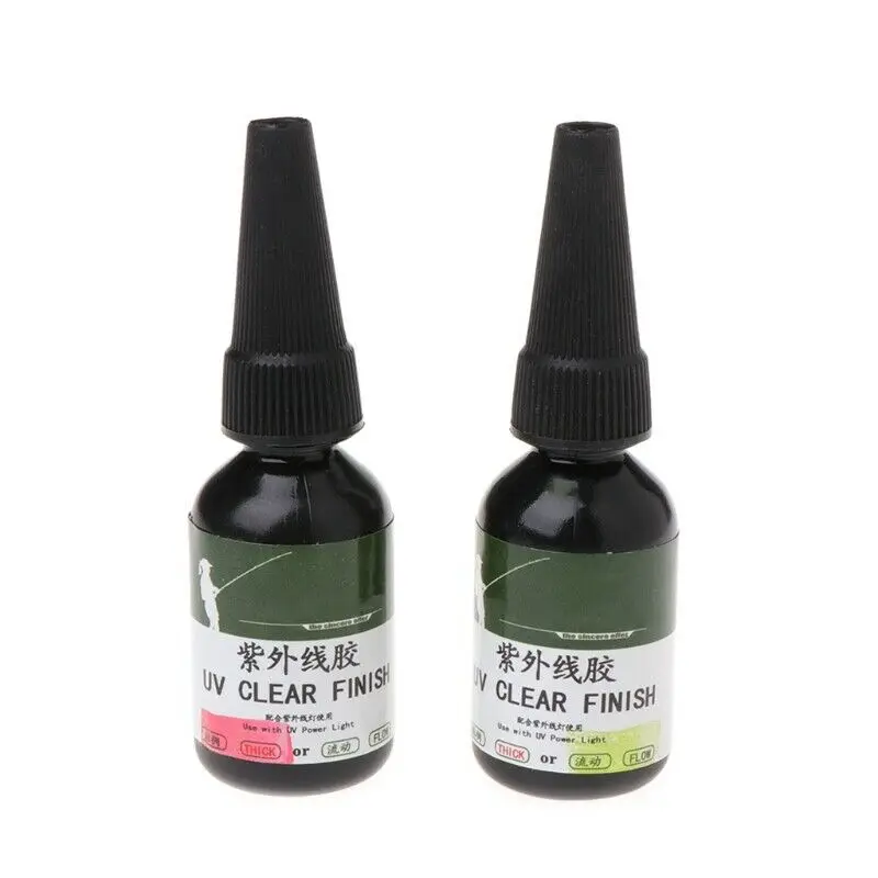 Новая мгновенная сухая Сушка УФ клей для ловли нахлыстом толстые мухи рыбалки
