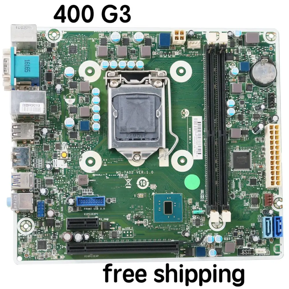 799156-001 аккумулятор большой емкости для hp 400 G3 с волокнно-Оптической вилкой для рабочего стола материнской платы 799156-601 798930-001 аккумулятор большой емкости MS-7A02 материнская плата полностью протестировано работы