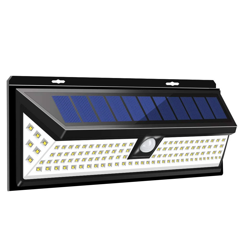 Светодиодный уличный светильник на солнечной батарее с пассивным ИК датчиком