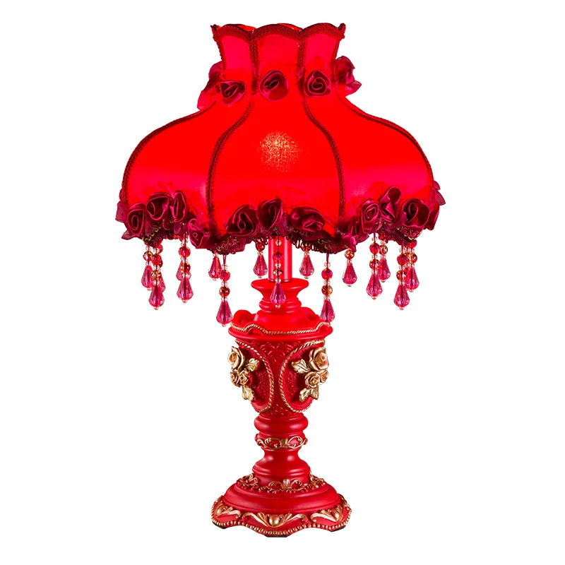 Wedding Lamp Table Room Bedside Creative Romantic Red Long Light Bedroom Warm | Освещение
