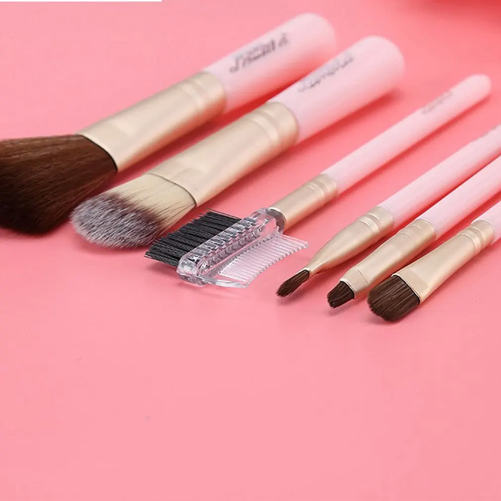 7 шт Кисти для румян мягкие щетки макияжа основы волос кисть пудры|Аппликатор