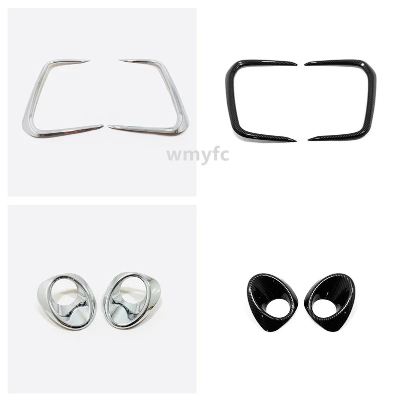 2pcs Front Foglight Eyebrow Eyelids Cover Trim Fog Light Lamp Protector For Toyota Corolla 2019 2020 2021 Accessories | Автомобили и