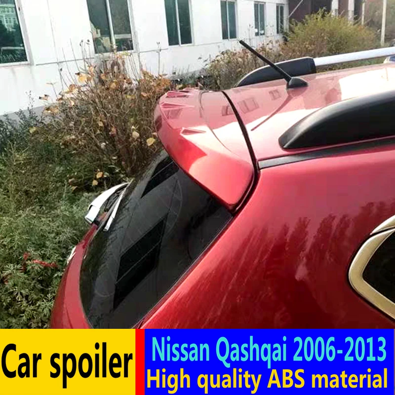 Для Nissan Qashqai спойлер 2007-2013 Высокое качество ABS Материал Автомобильный задний