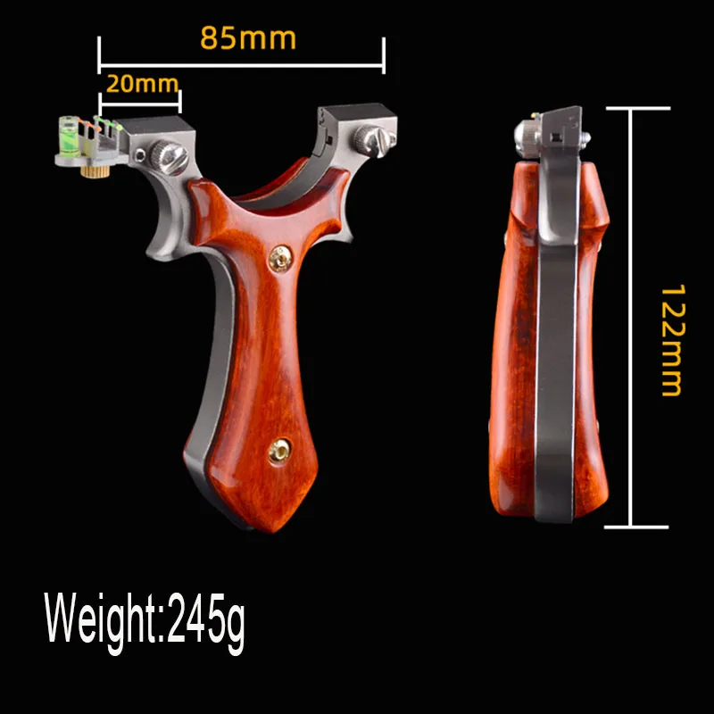 Охотничья Рогатка профессиональная катапульта из нержавеющей стали с плоской