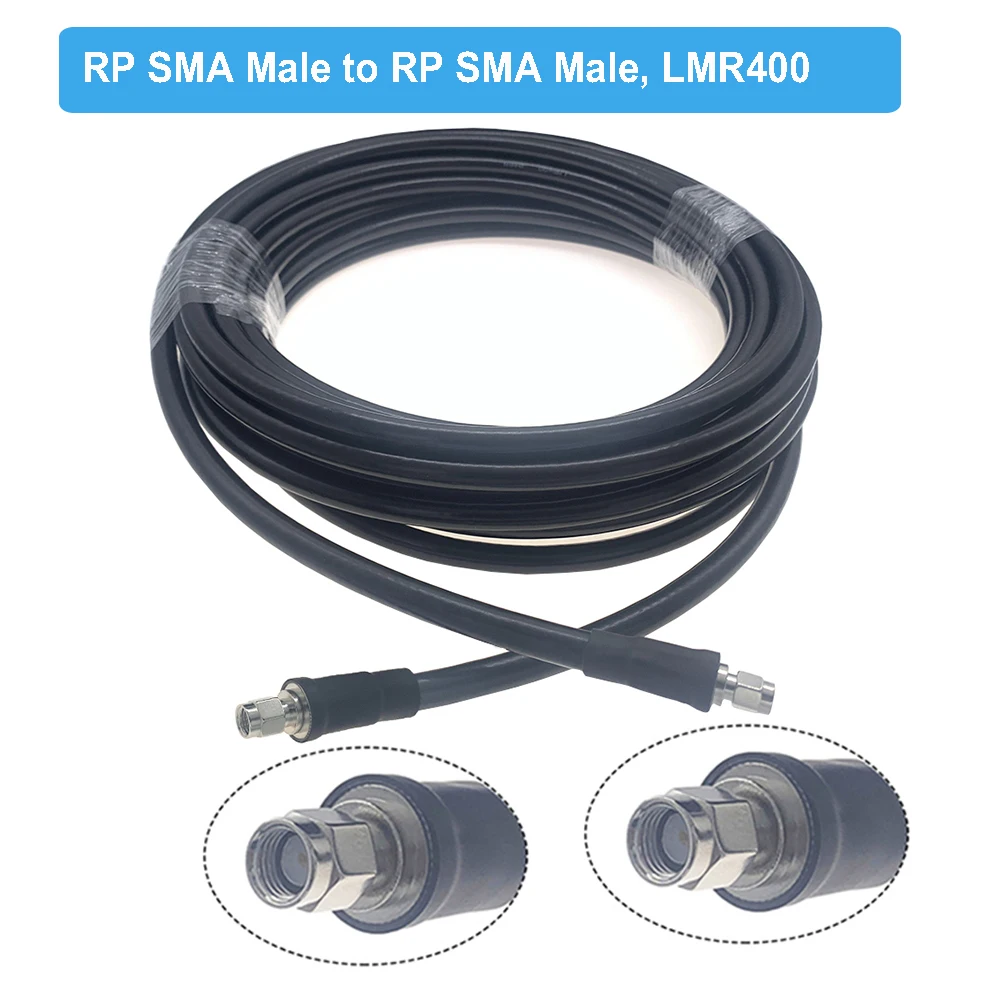 LMR400 кабель SMA разъем для Вилочная часть разъема 50 Ohm 50-7 низкие потери коаксиальный