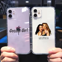 gossip girl love best friends phone case for iphone 12 11 8 7 6s 6 5 5s 5c se plus mini x xs xr pro max transparent soft