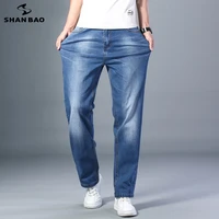 7 colors mens lightweight straight loose jeans 2021 springsummer brand high quality stretch comfortable thin casual jeans