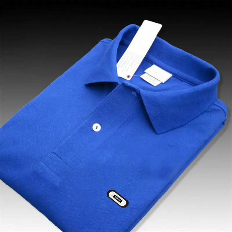 Мужская рубашка-поло с коротким рукавом из натурального хлопка | одежда