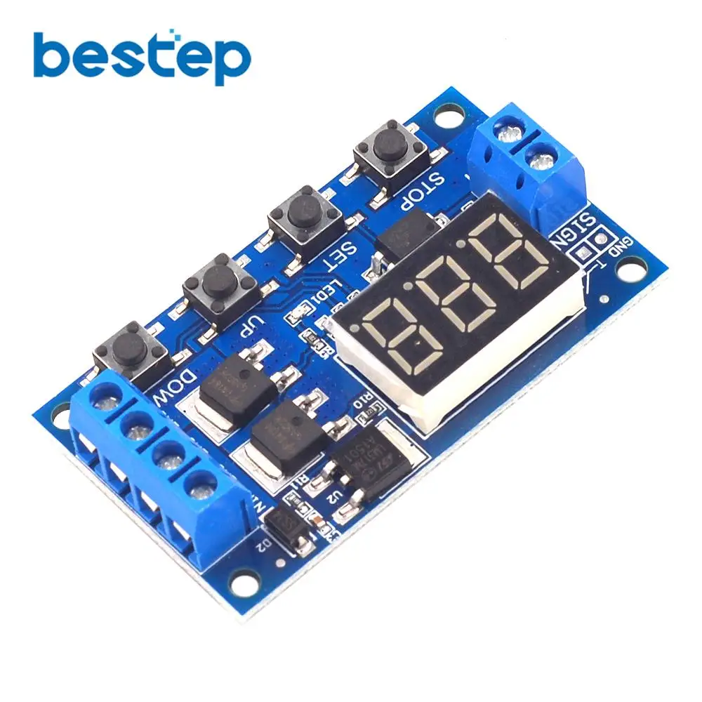 LED реле задержки времени DC 12 В 24 В|Интегральные схемы| |