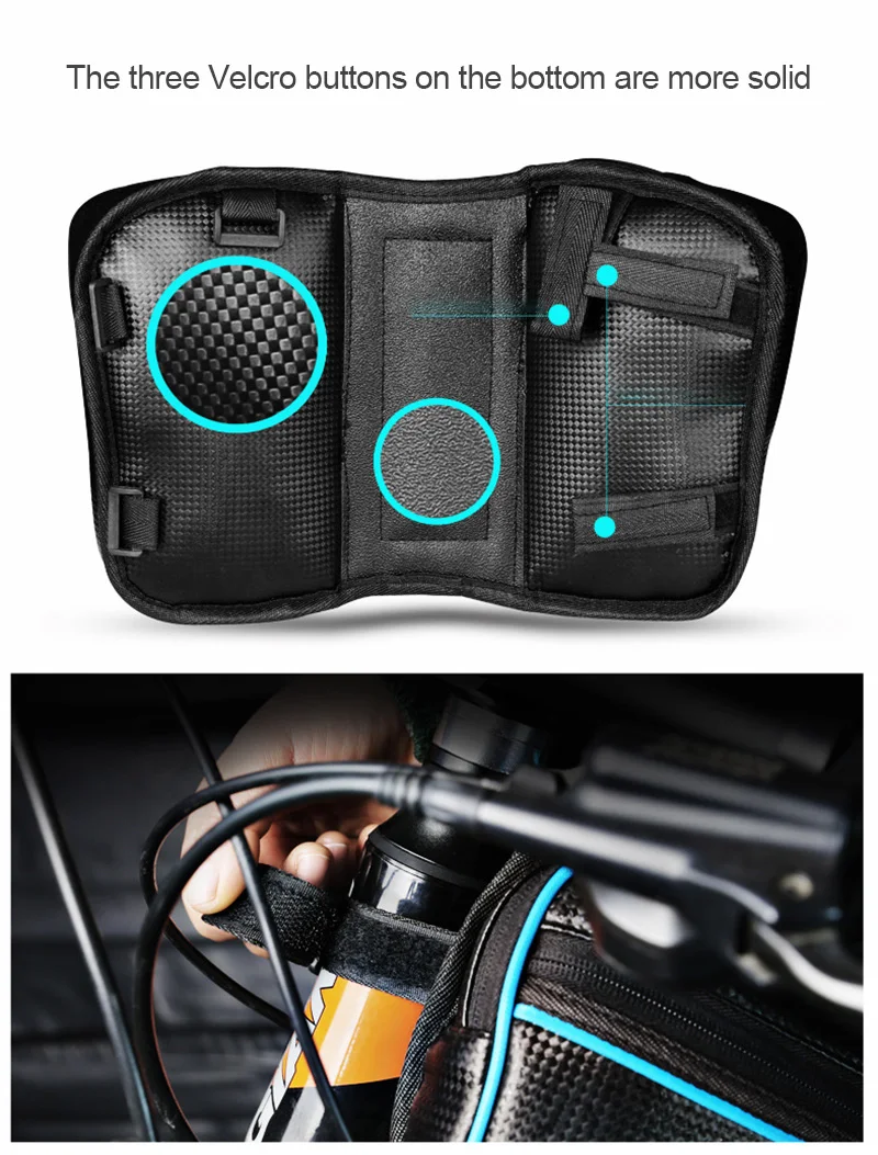 

Waterproof Touch Screen Cycling Bicycle Beam Package Bag Modified Front Handlebar Pack Bike Riding Multipurpose Storage Carrier