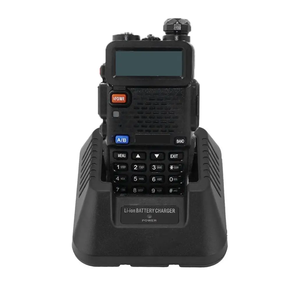 Зарядное устройство для Baofeng UV-5R DM-5R Plus серия Walkie Talkie адаптер питания двухстороннее радио зарядное устройство База Новинка Высокое качество