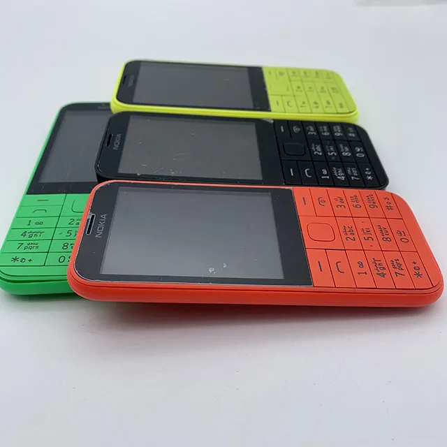 nokia 225 refurbished original mobile phones unlocked single core 2 8 inches 2mp camera 2g gsm fm mp3 player cellphone free global shipping