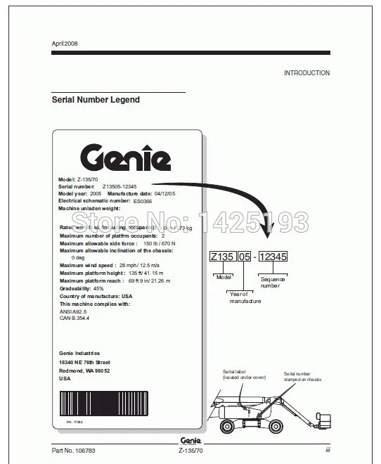 Инструкции по обслуживанию вилочных погрузчиков Genie 2013 | Автомобили и мотоциклы