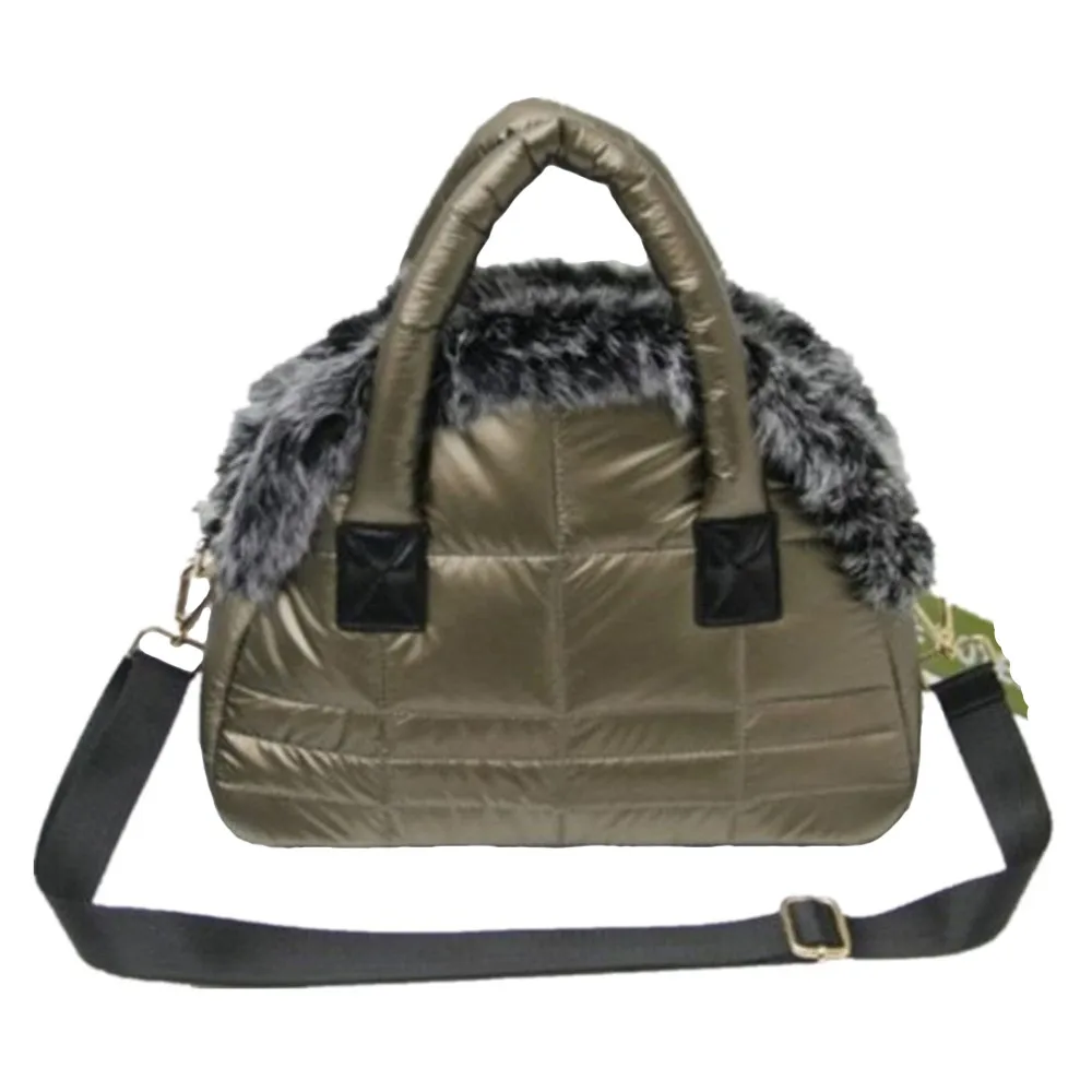 Роскошные зимние сумки из 100% кроличьего меха дизайнерские мягкие на плечо