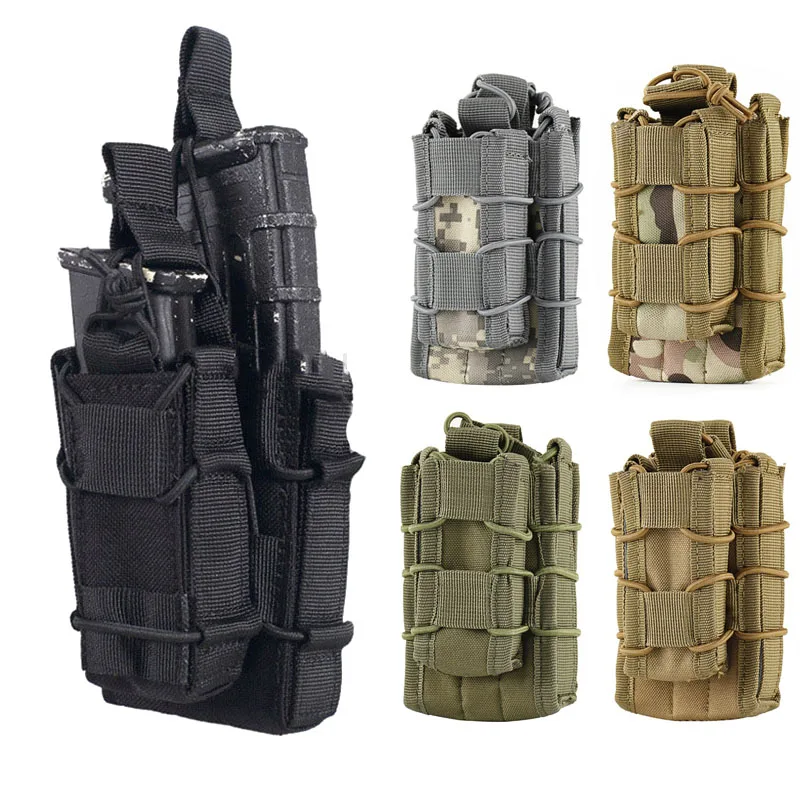 

Tactical Molle Magazine Pouch Bag for M4 M14 AK Airsoft Open Top Rifle Pistol Mag Pouch Ammo Pocket Case Hunting Accessories