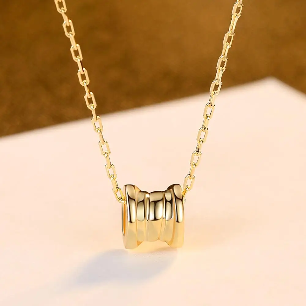 Ожерелье из стерлингового серебра S925 пробы винтажная мода круглый кулон для