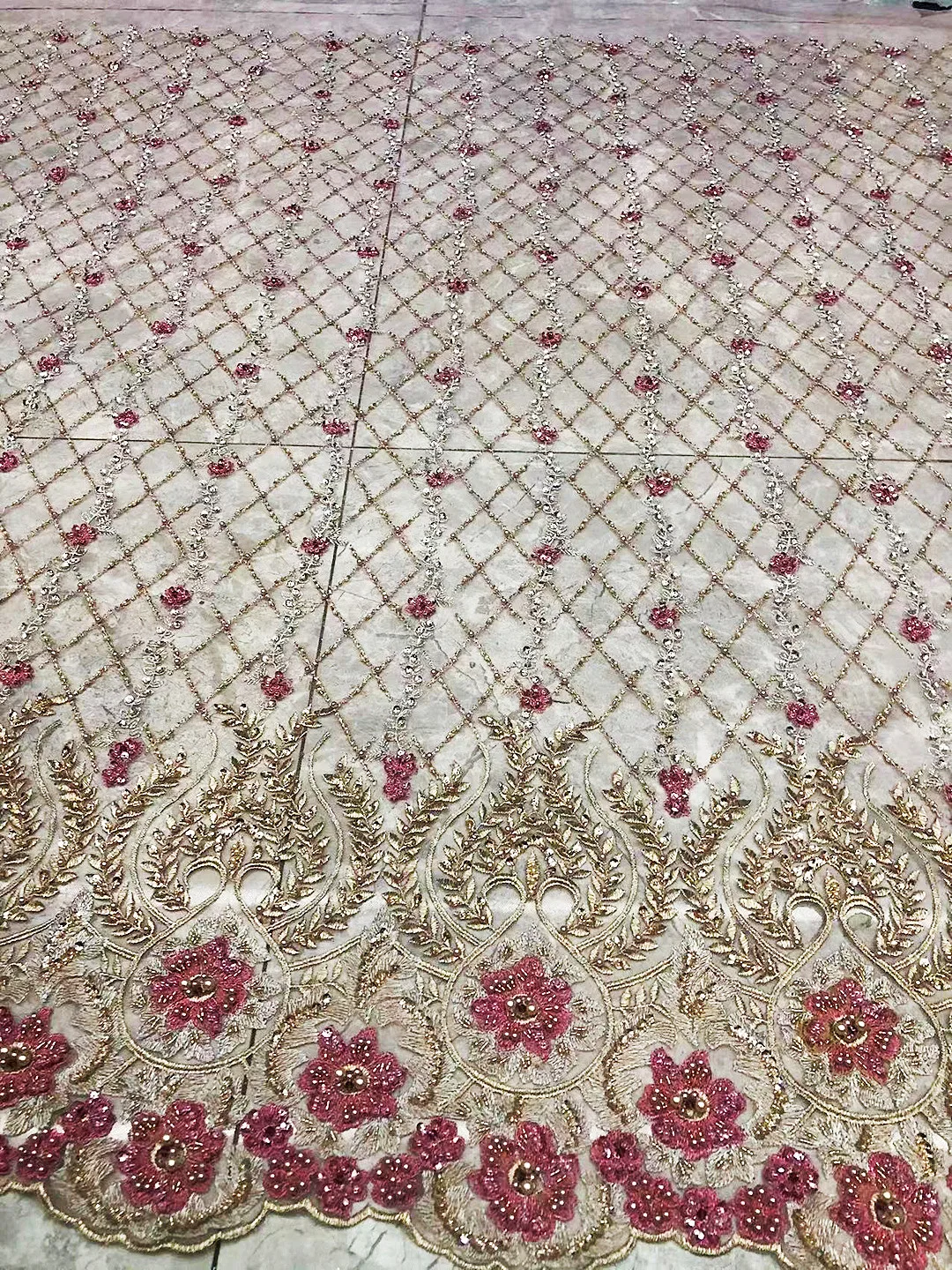 

Красивые бусины ручной работы, вышивка камнями, французское искусственное кружево/вечернее платье, свадебное платье