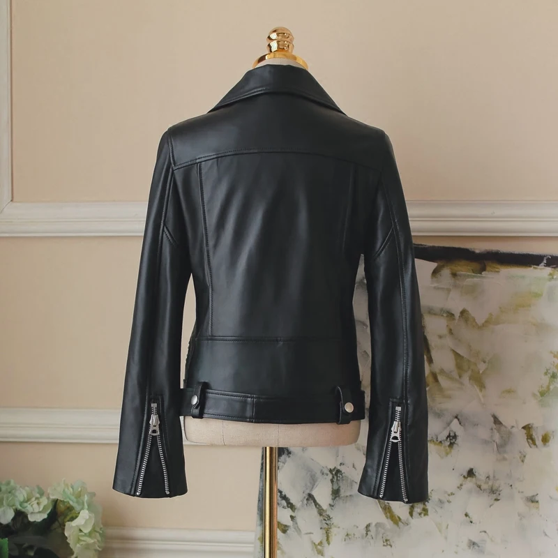 Куртка FTLZZ из искусственной кожи женская короткая мотоциклетная верхняя одежда