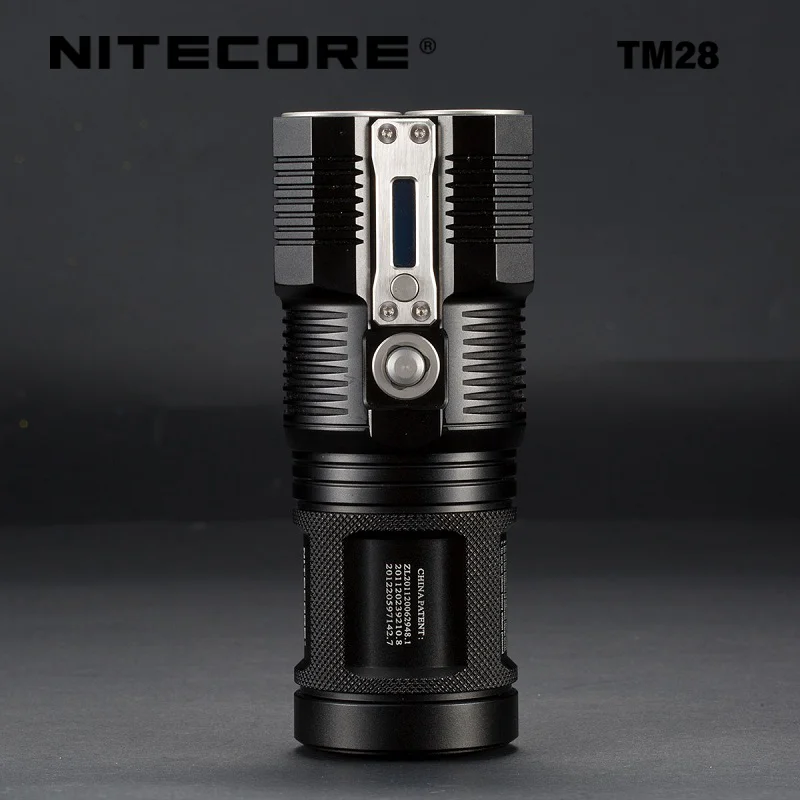 Купить Перезаряжаемый фонарик NITECORE TM28 4 * CREE XHP35 HI для исследования, 655 лм, расстояние луча м, светодиодный фонарик с зарядным устройством Цена Перезаряжаемый фонарик NITECORE TM28 4 * CREE XHP35 HI для исследования, 655 лм, расстояние луча м, светодиодный фонарик с зарядным устройством