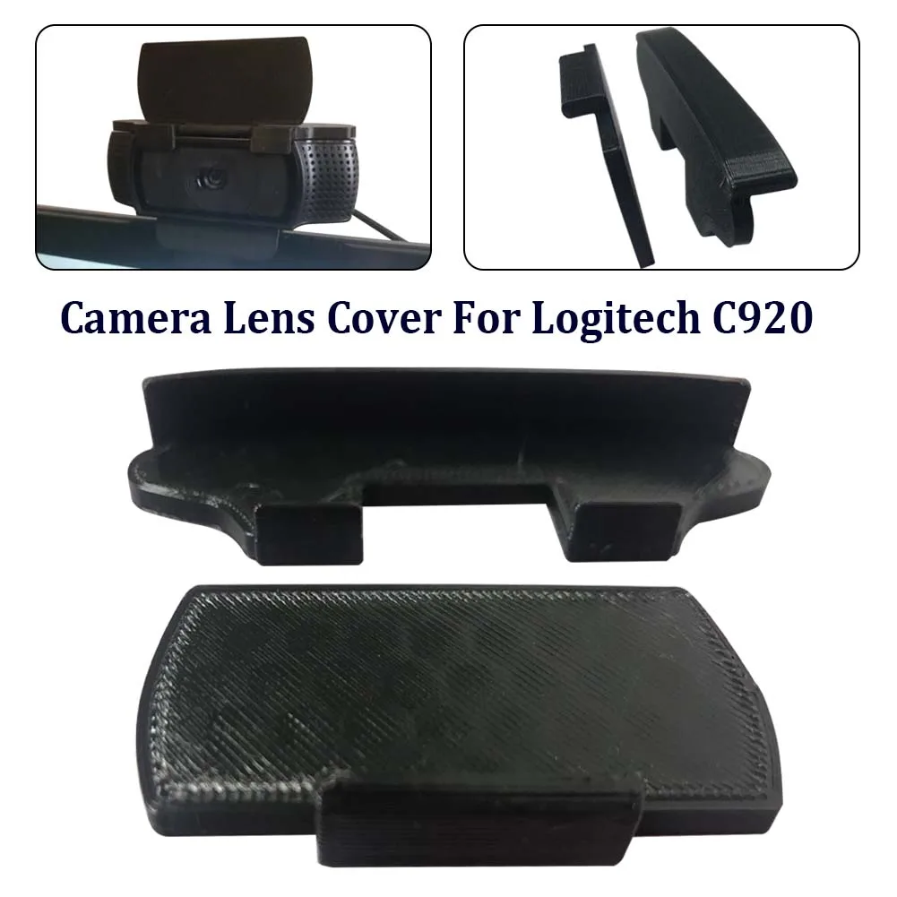 

Anti Scratch Easy Install Dustproof Protection Black Portable Cap Privacy Webcam Lens Cover Snap Fit Camera For Logitech C920
