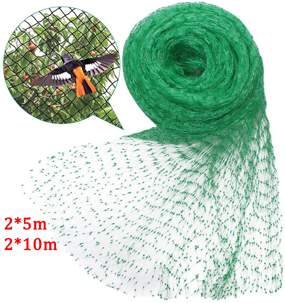

2M Extra Strong Anti Bird Netting Garden Allotment Doesn't Tangle And Reusable Lasting Protection Against Birds Deer
