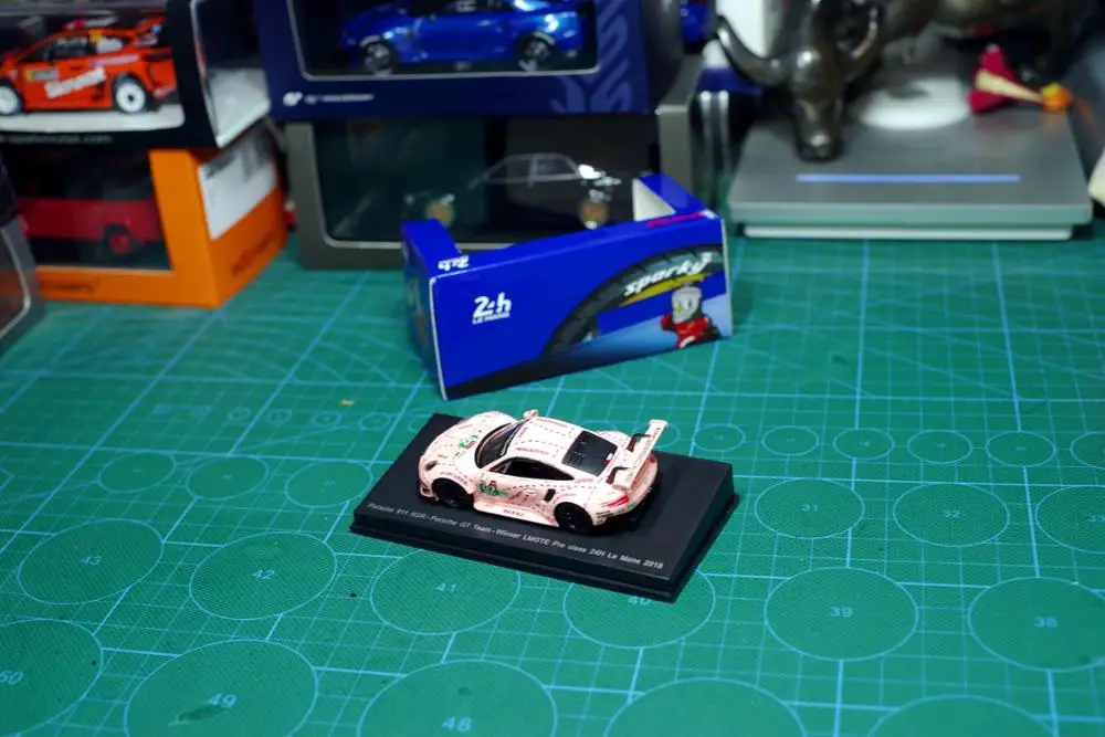 1/64 Model Car For Le Mans Gt Porsche 911 Pink Color | Игрушки и хобби