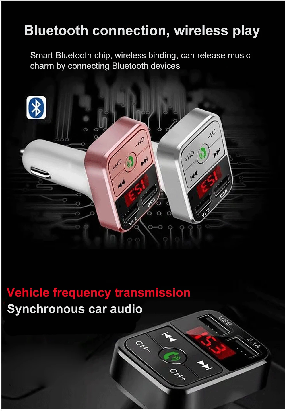Автомобильный Bluetooth fm-передатчик автомобильный комплект hands-free MP3-плеер Автомобильное USB зарядное устройство Автомобильный MP3-плеер bluetooth fm-передатчик