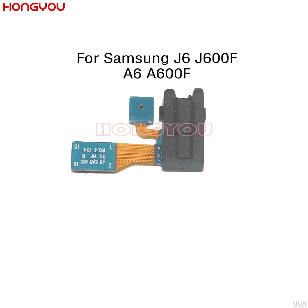 10 шт. Шлейф для наушников Samsung Galaxy J6 2018 J600F A6 A600F J8 J810F|Шлейфы мобильных телефонов| |