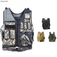 tactical molle vest men hunting armor vest military equipment airsoft paintball cs combat protective armed vest