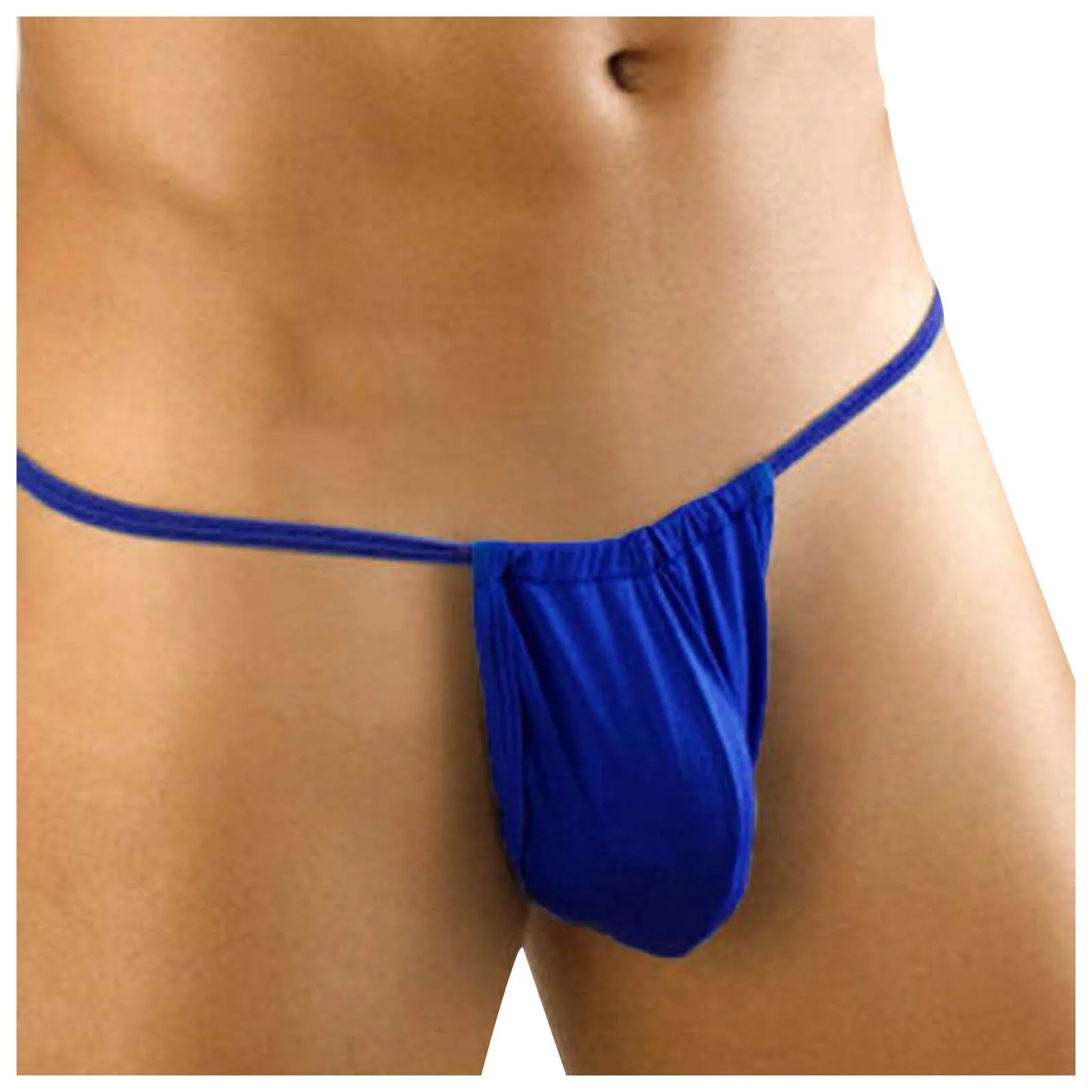 

Sexy Thong Man Underwear T-back Thin Thong Low-Waisted Underpants Sexy Underwear Cotton Briefs G-neck thong ropa interior hombre