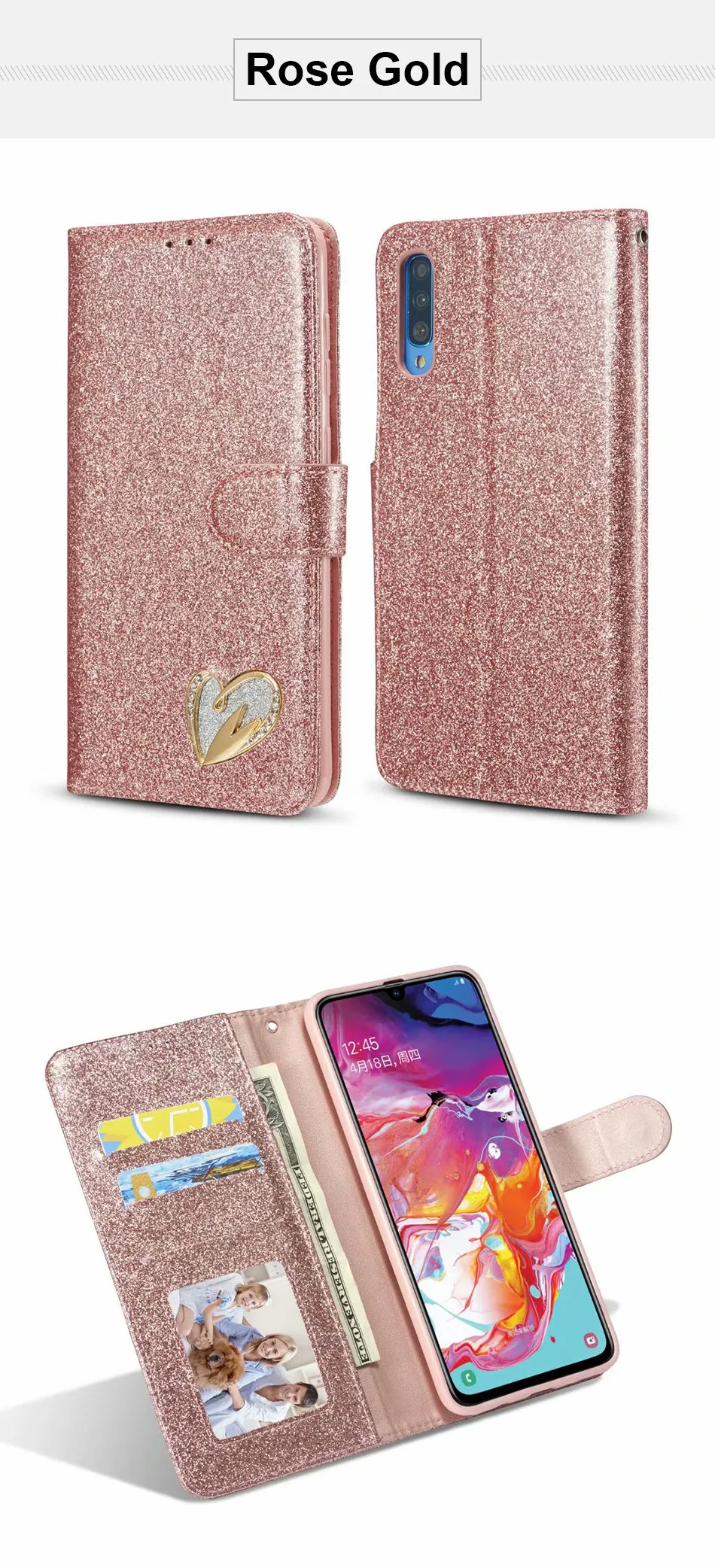 Для Hoesje samsung A50 чехол Роскошный кожаный чехол для телефона на samsung Galaxy A40 A70 Чехол-книжка на магните чехол-кошелек A50 A40 A70 чехол