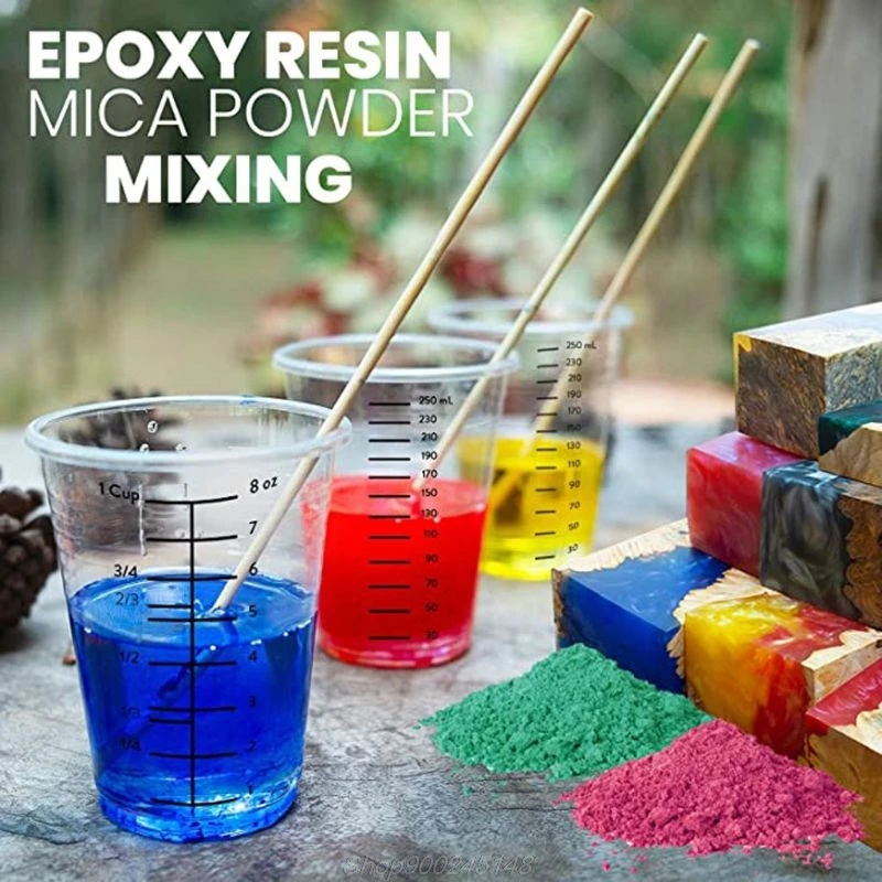 

Disposable Measuring Cups for Resin 8oz Clear Plastic Measuring Cup for Epoxy Resin Graduated Measure in ml/OZ Au17 20 Dropship