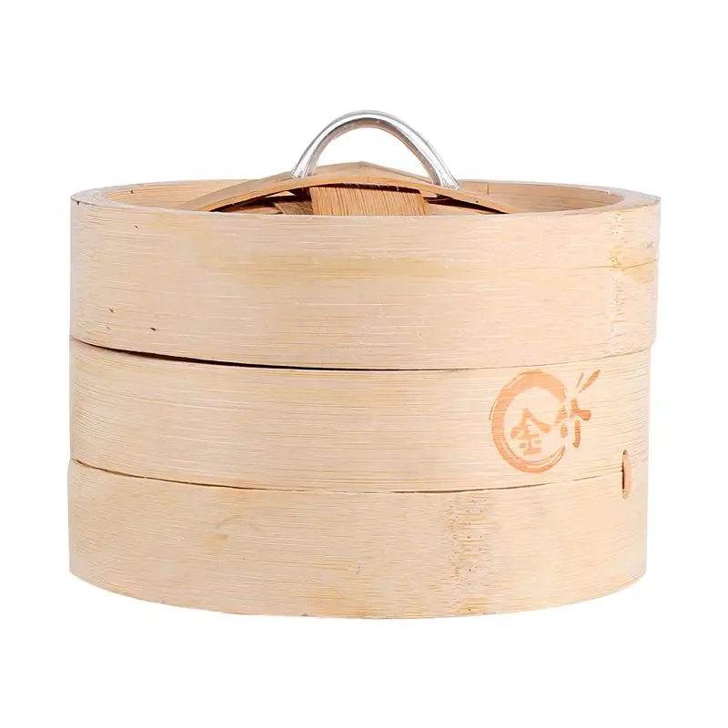 Бамбуковая корзина для приготовления еды 1 набор|Пароварки| |