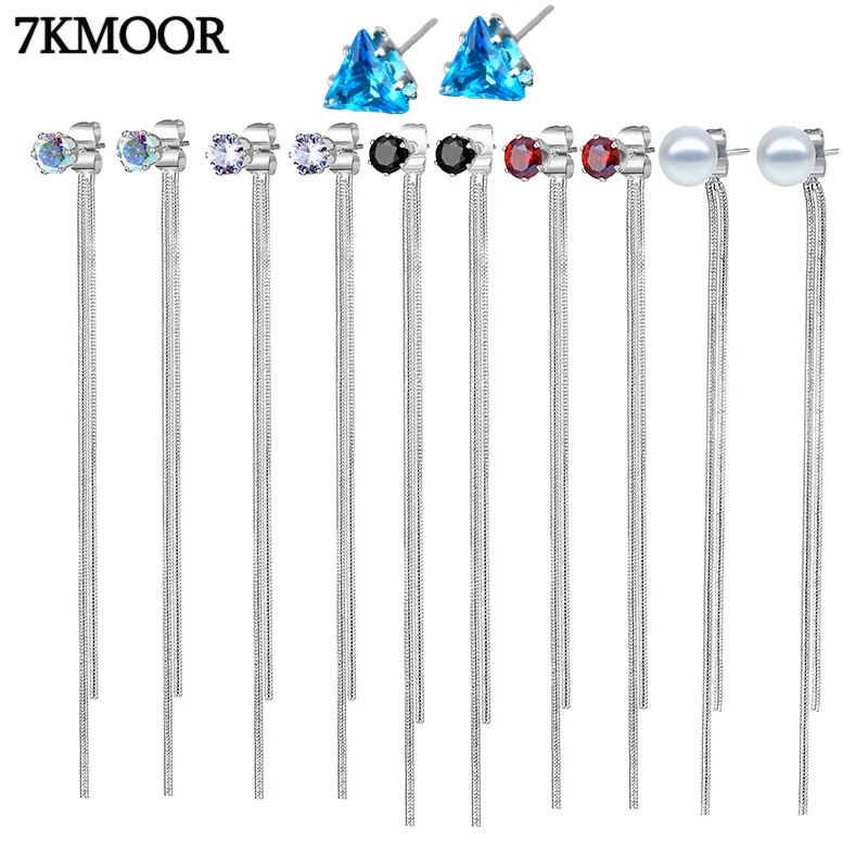 2020 ювелирные изделия имитация циркония серьги гвоздики эффектные для девочек