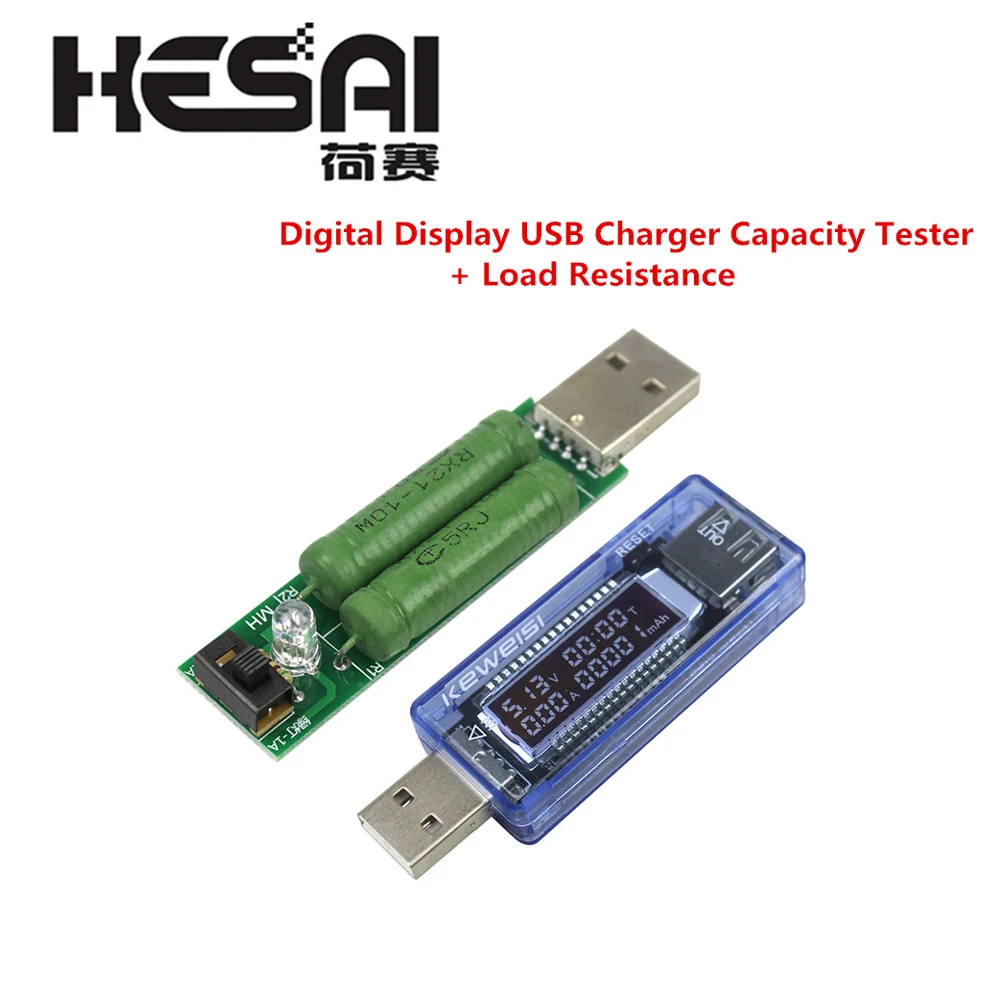 Цифровой дисплей USB зарядное устройство измеритель емкости тока напряжения