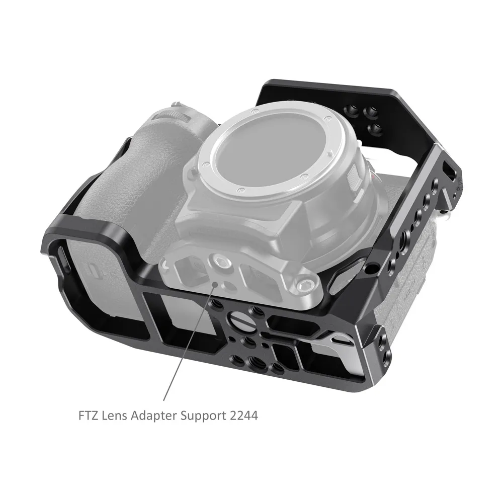 SmallRig клетка для камеры Nikon Z5/Z6/Z7 Dslr с холодным башмаком и рейкой NATO микрофона DIY