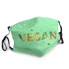 Неодноразовая маска для Веганской жизни с питанием от растений, маска для защиты от смога, респиратор, маска