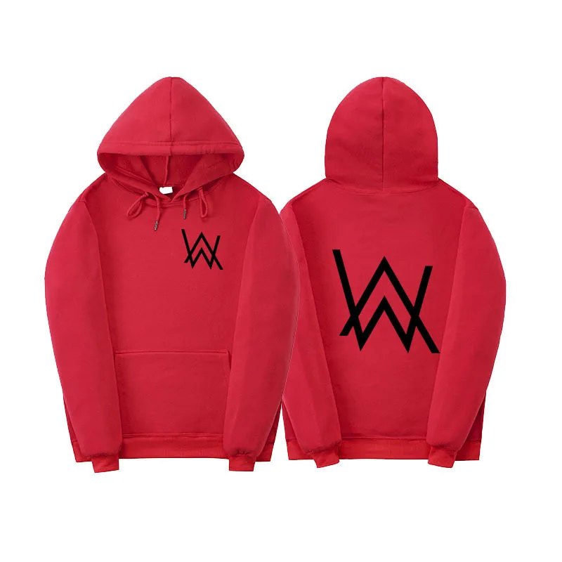 Армейский зеленый Новая зимняя флисовая толстовка Alan Walker, потертый худи для мужчин печать баннеров хип-хоп Рок Толстовка со звездочками новые брендовые толстовки для женщин 3XL - Цвет: Армейский зеленый