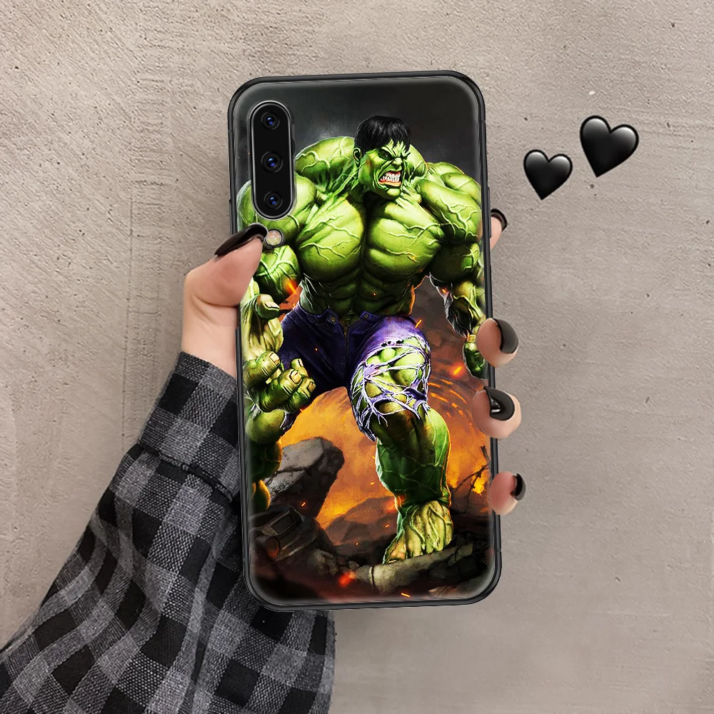 

Super Hero Green HulkS Phone case For Samsung Galaxy A 3 5 7 8 10 20 21 30 40 50 51 70 71 E S 2016 2018 4G black tpu hoesjes