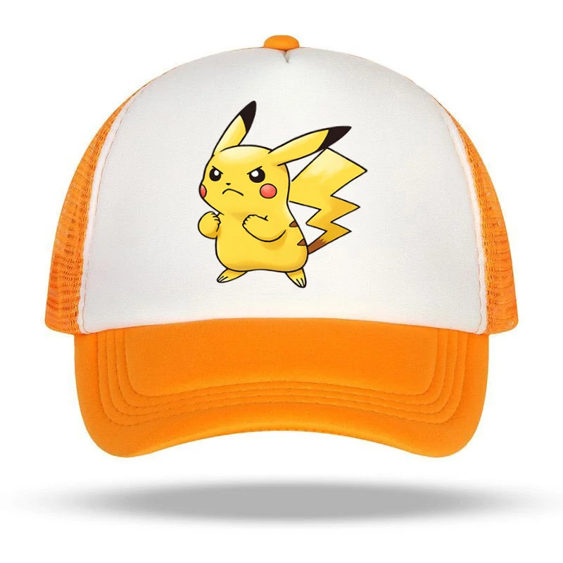 

Children's Pikachu Kid Baseball Cap for Girls Boy Hats Sunscreen Baby Hat Hip Hop Printed baseball cap Kids Caps 1-6-12-15 Years