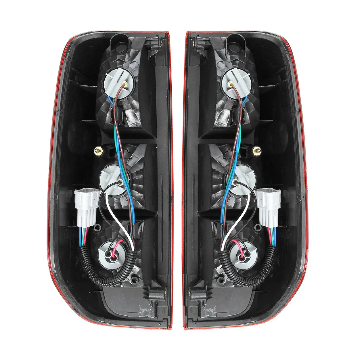 

2PCS Rear Tail Light with Wire Harness Brake Lamp Rear brake light Warning Lamp For Nissan Navara Nissan Navara D40 2005-2015
