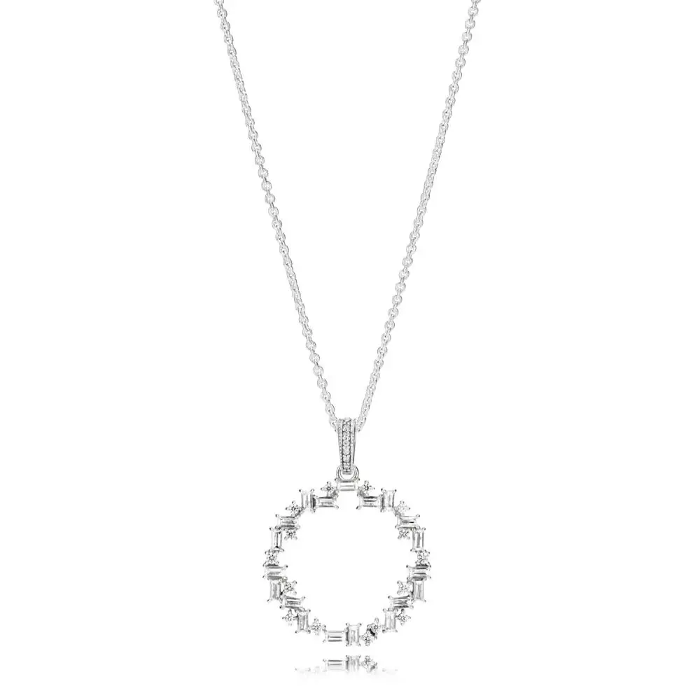 

NEW 100% 925 Sterling Silver Shards of Spark Necklace Clear CZ Original Chain Has Logo Foundation Manufacturer Wholesale