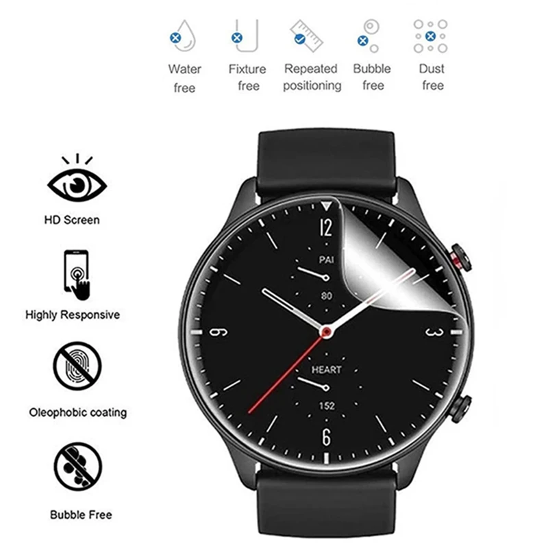 5-3 шт. Экран протектор для Amazfit GTS 2 мини GTS2 GTS2e Смарт-часы мягкая защитная пленка