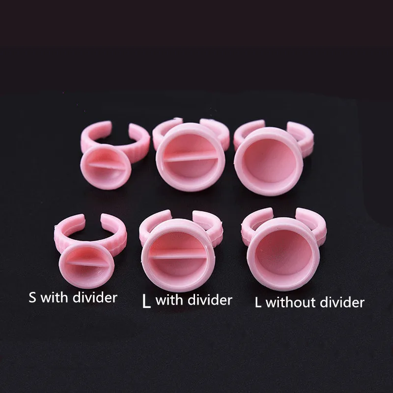 200 шт розовые одноразовые Анель Batoque мануального татуажа бровей чернил для кольцо