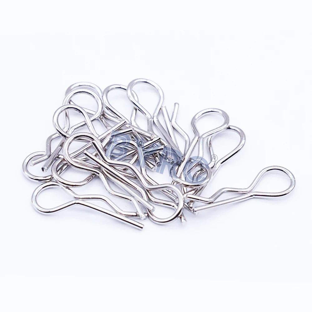 8 шт. серебристый Универсальный Корпус из нержавеющей стали R образные зажимы