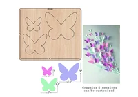 butterfly cutting dies 2019 new die cut wooden dies suitable for common die cutting machines on the market