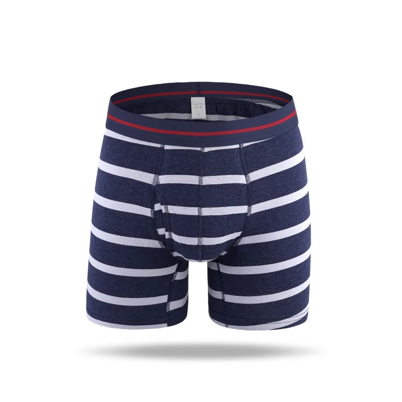 Высокое качество Для мужчин нижнее белье трусы боксеры натуральный хлопок